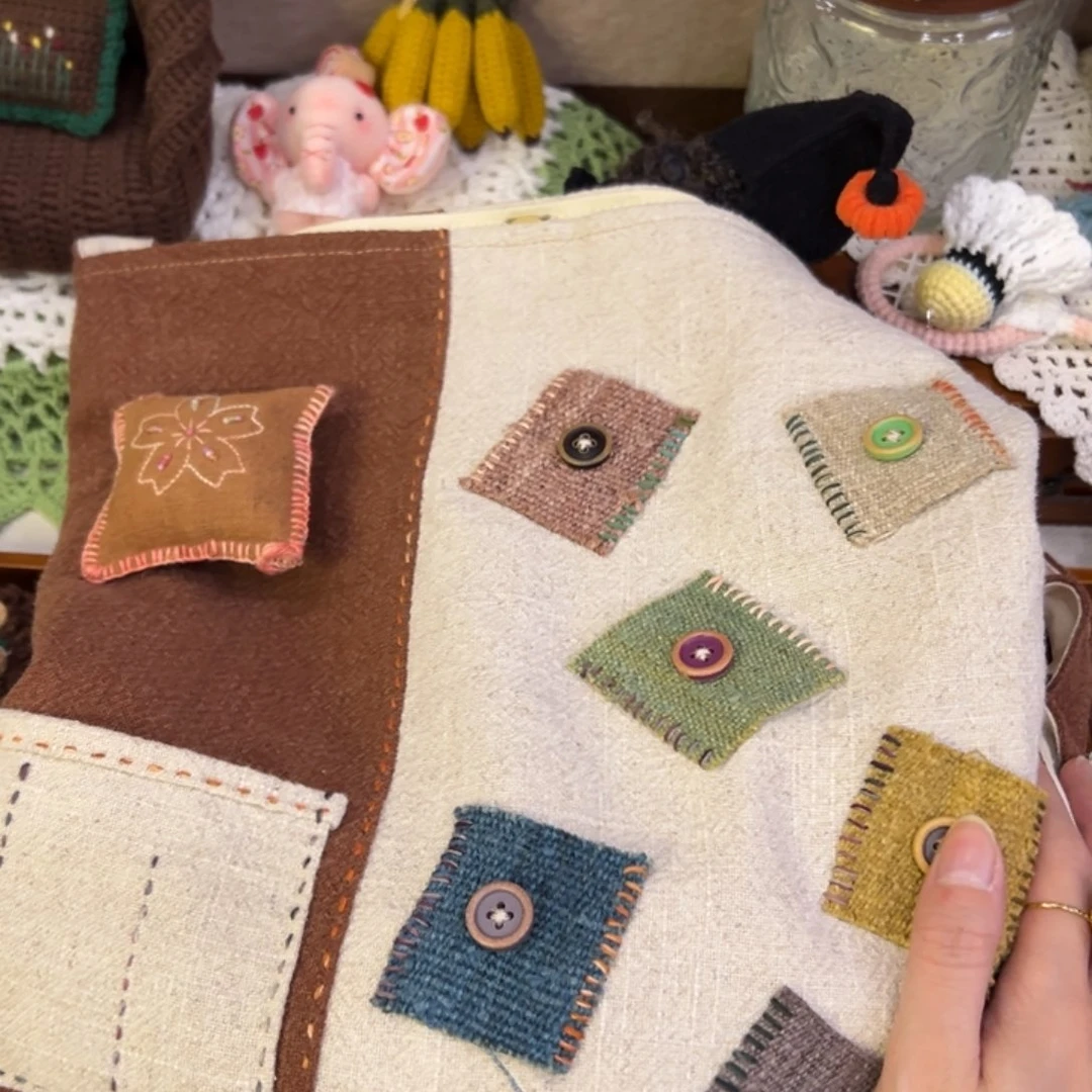 毛绒钩织刺绣手工包包玩偶居家用品