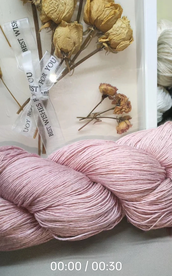 六号真蚕丝棉冰丝蕾丝线一把六两手工手编