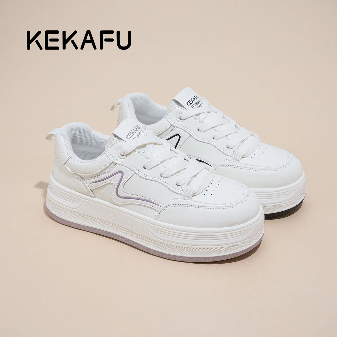 KEKAFU/珂卡芙小白鞋百搭轻便时尚休闲鞋韩版网面纯色夏季透气