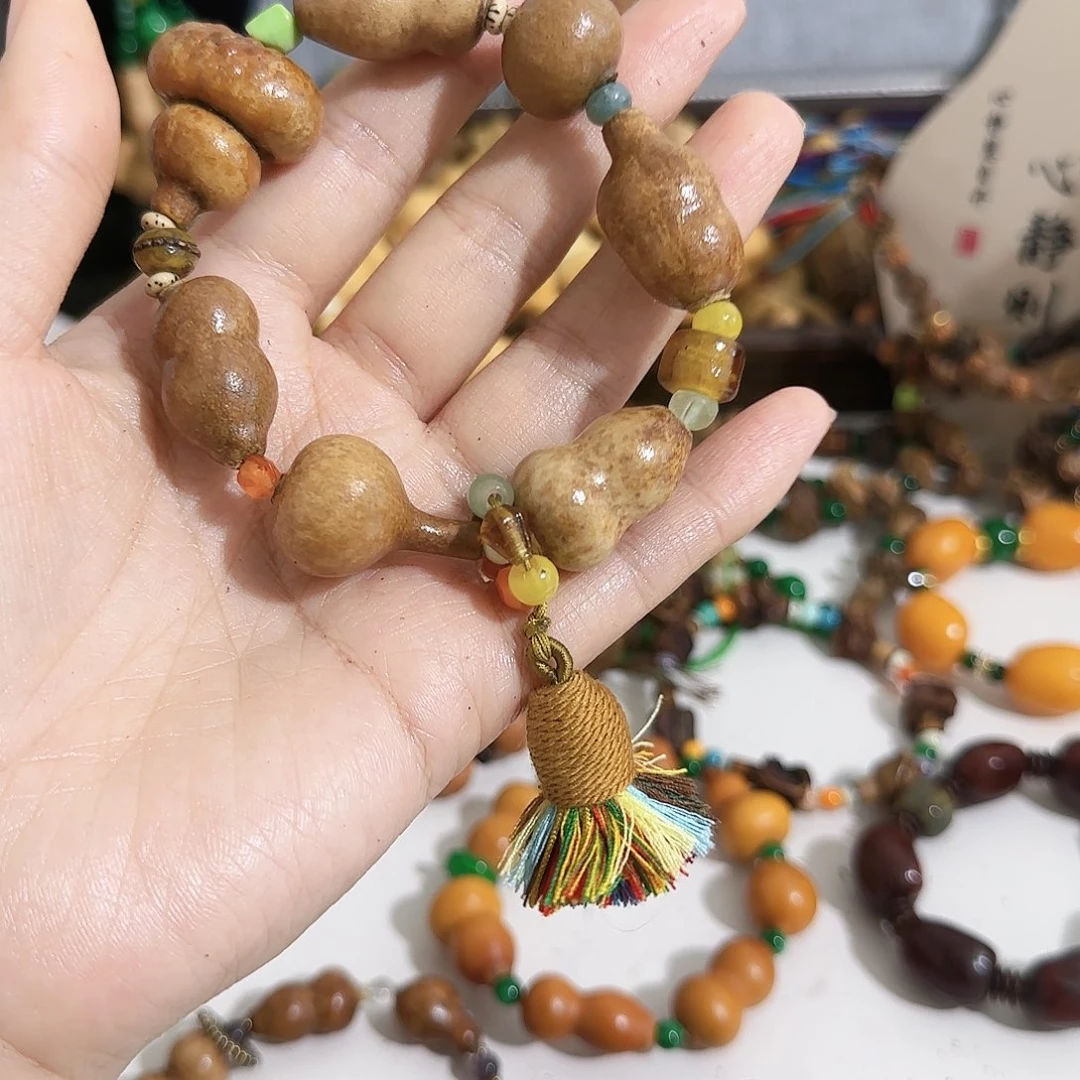 晴***1花皮多宝手串70元