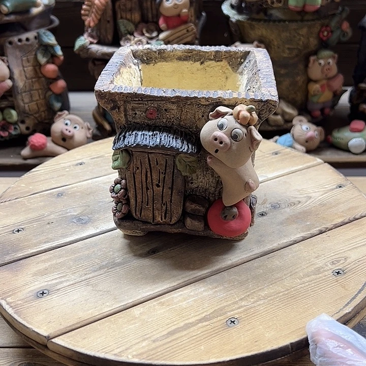 嘻哈多肉花盆百搭