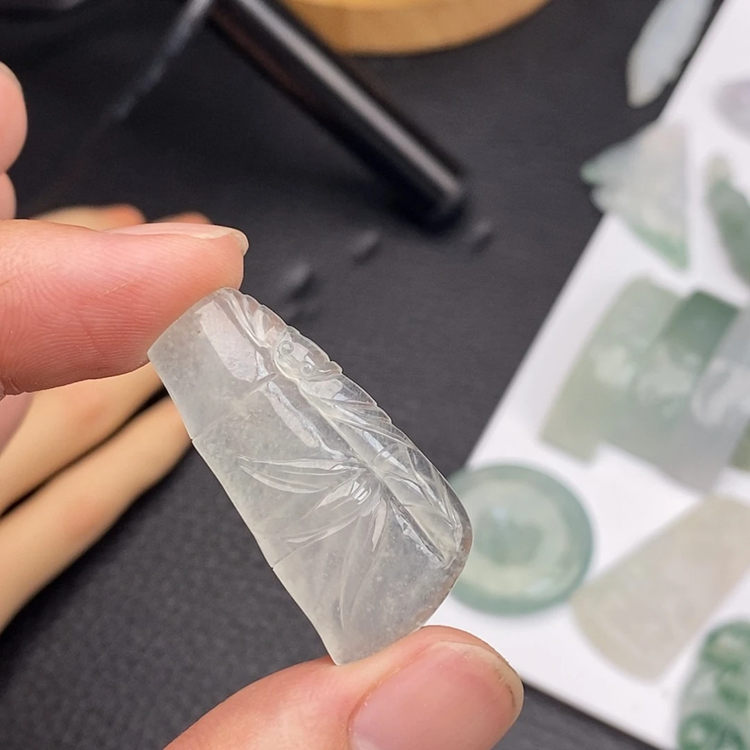 未镶嵌定制翡翠竹节