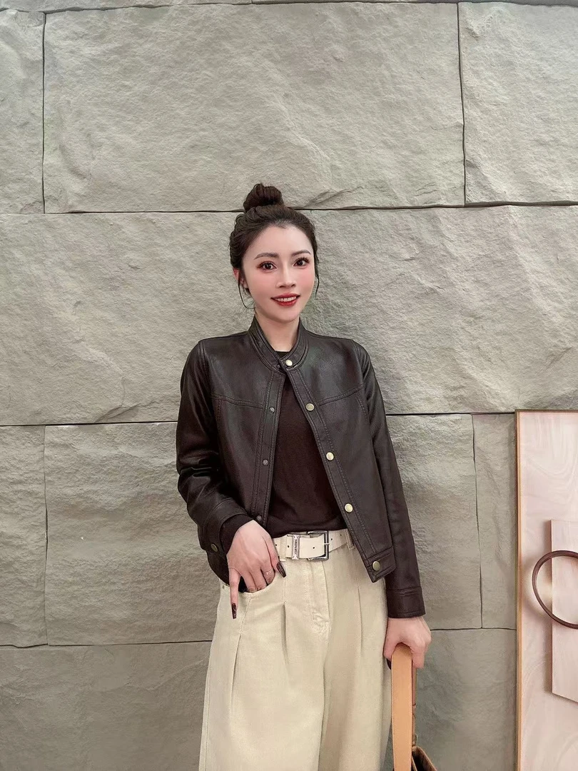 皮衣外套女款爆款2025新款秋季网红洋气炸街女装短款女士上档次