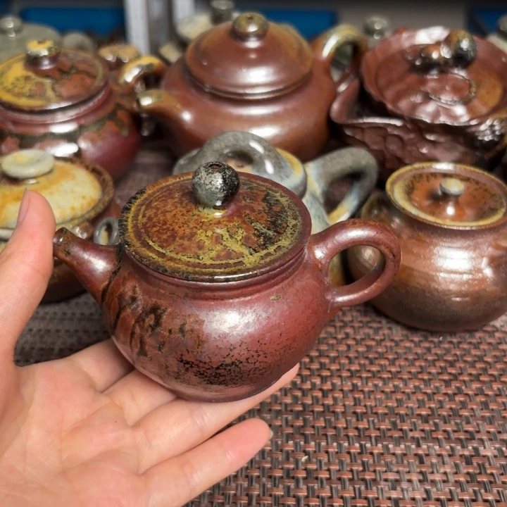 茶杯紫砂哥****坏锔钉手持