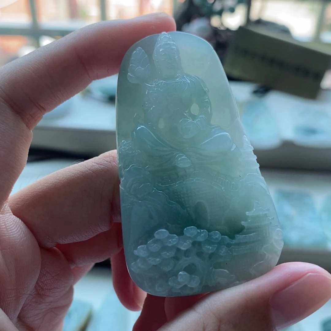 【闪购商品】颈饰未镶嵌翡翠天然缅甸A货翡翠