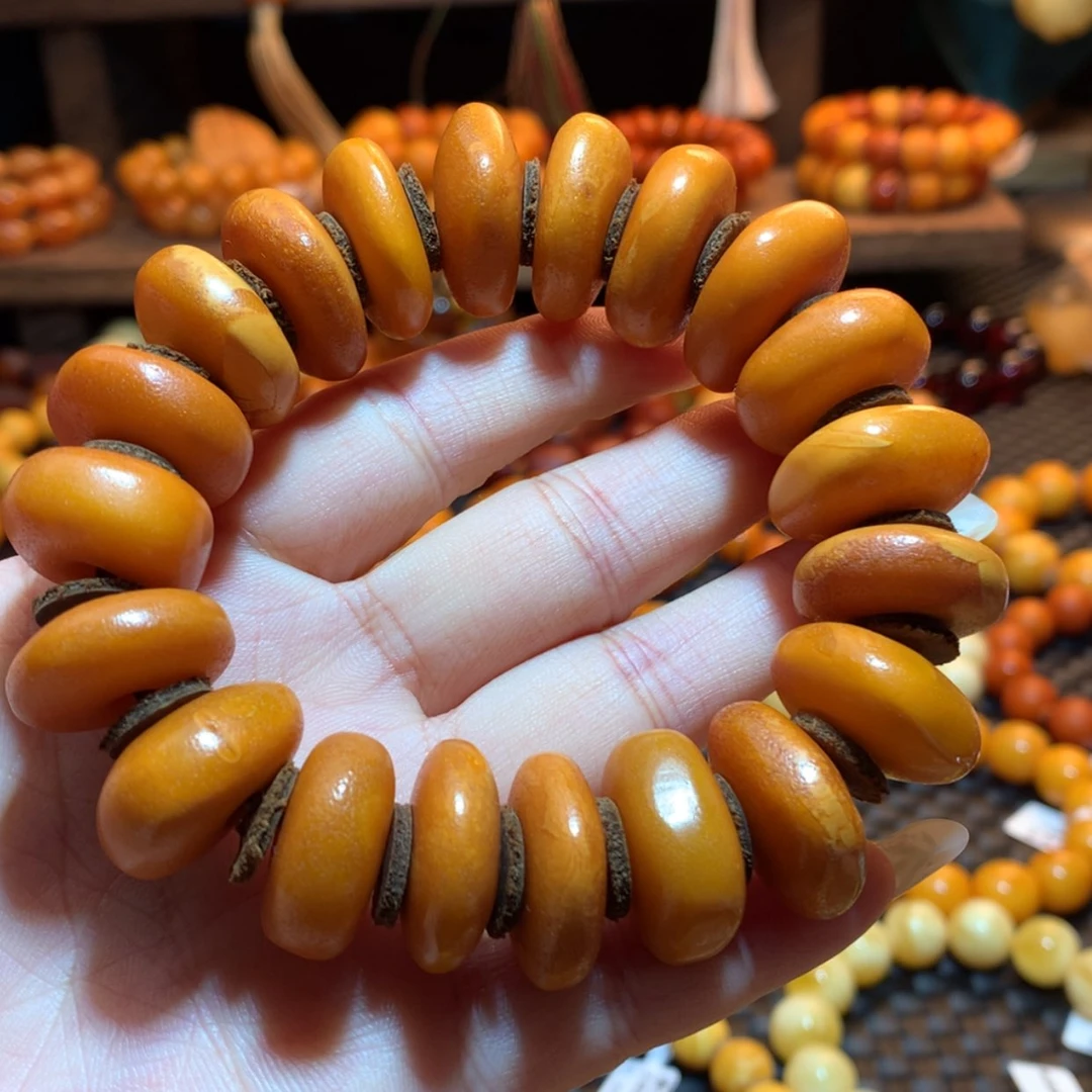 【闪购商品】手串蜜蜡未镶嵌蜜蜡手串