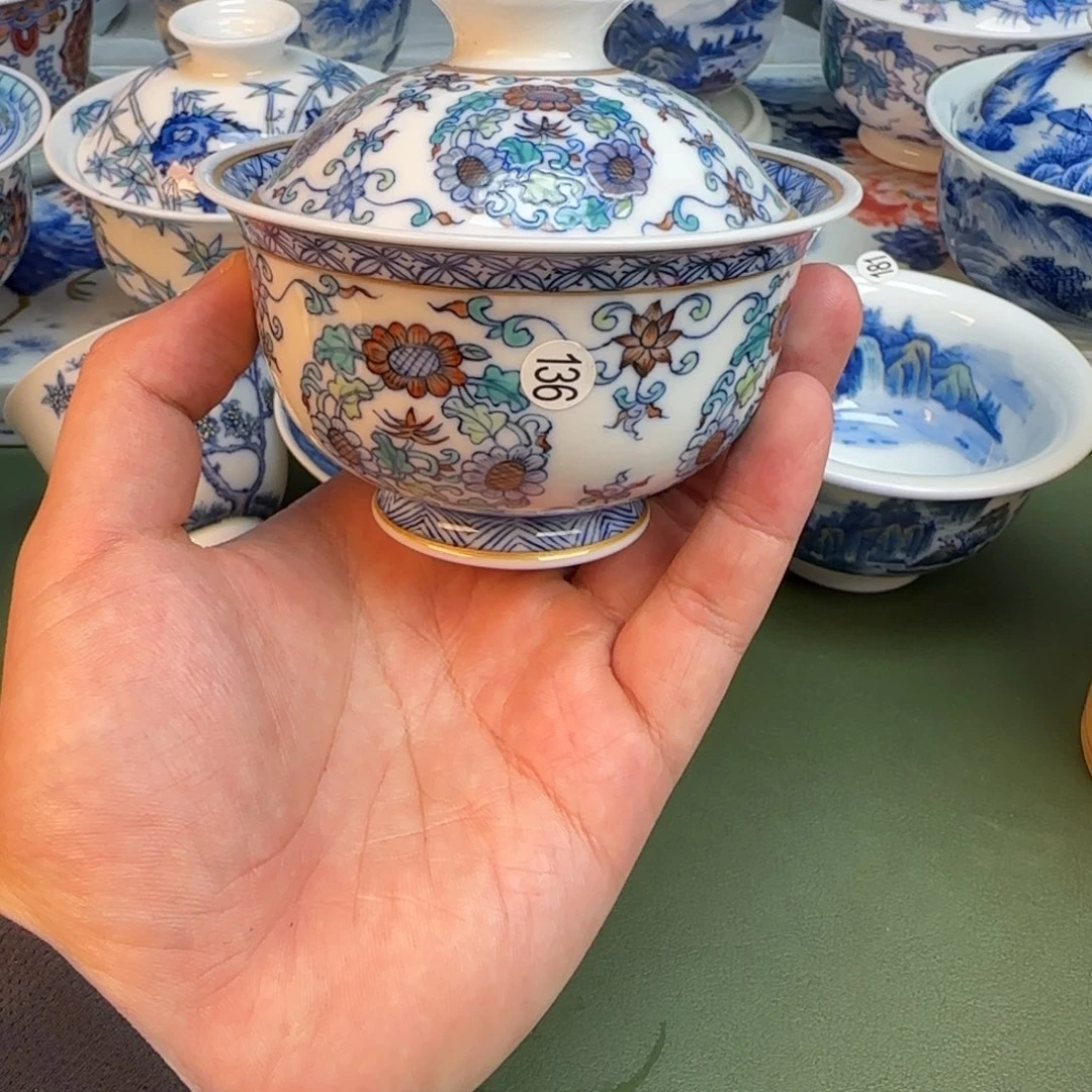 彦祖纯手绘茶具136