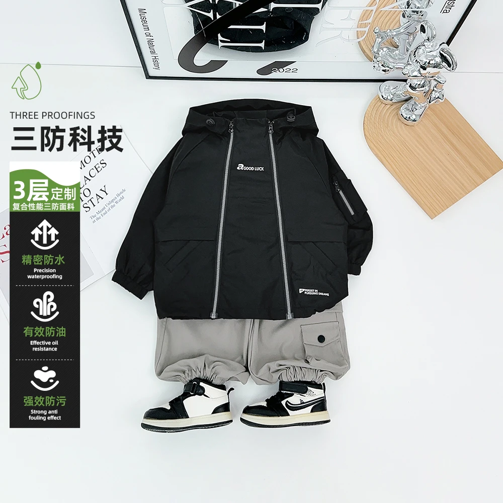 男童外套秋冬款2025新款中大儿童韩版夹克潮 FB25302悠悠童话童装