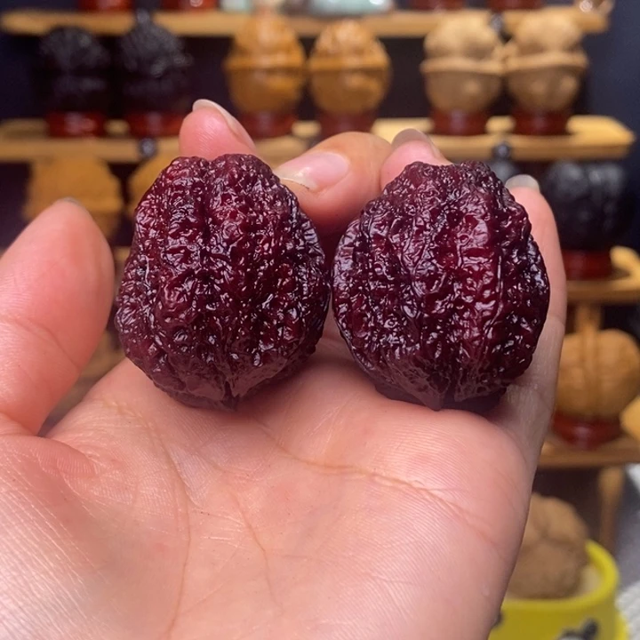 文玩核桃把件蝴蝶蝉33