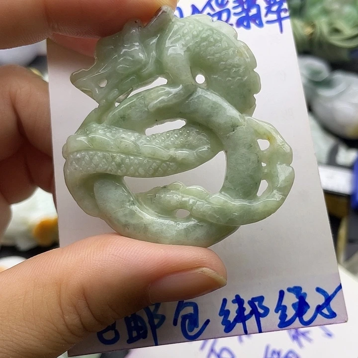 颈饰未镶嵌翡翠天然翡翠