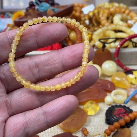 手串琥珀未镶嵌手串