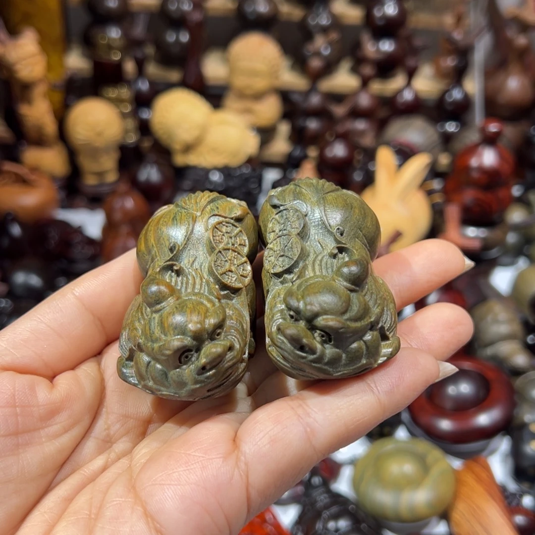 香榧木绿檀绿檀貔貅