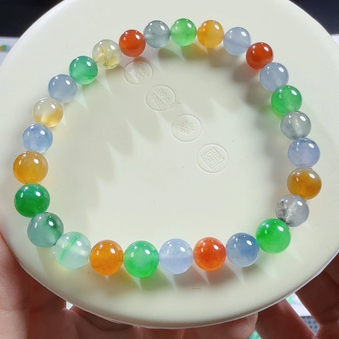 翡翠未镶嵌颈饰多宝