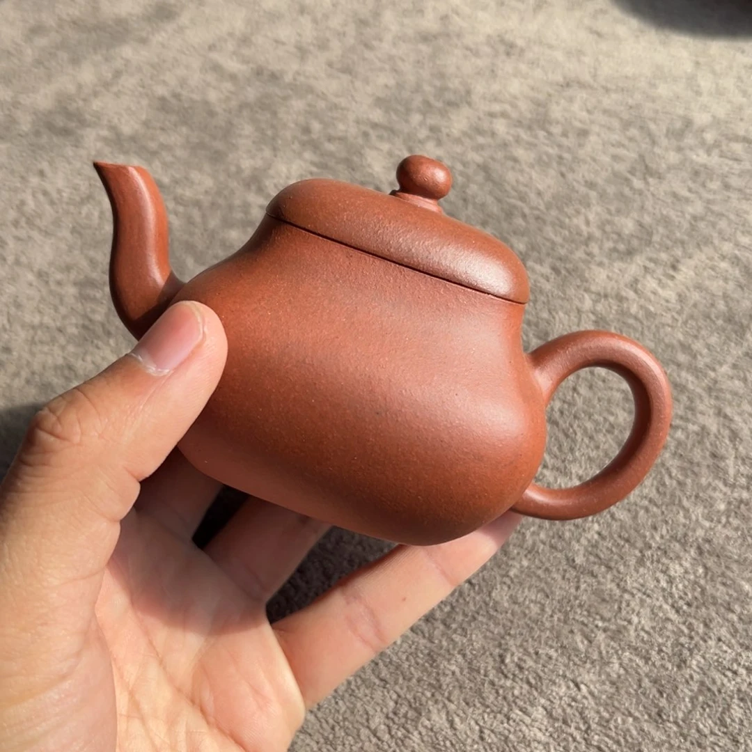 朱泥茶壶四方君德