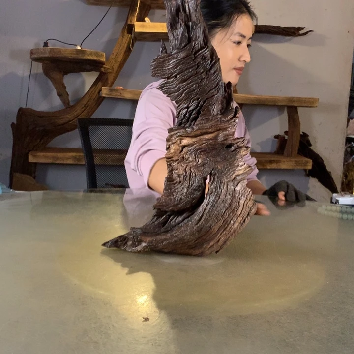 走***头天然的云南紫柚木会黄水