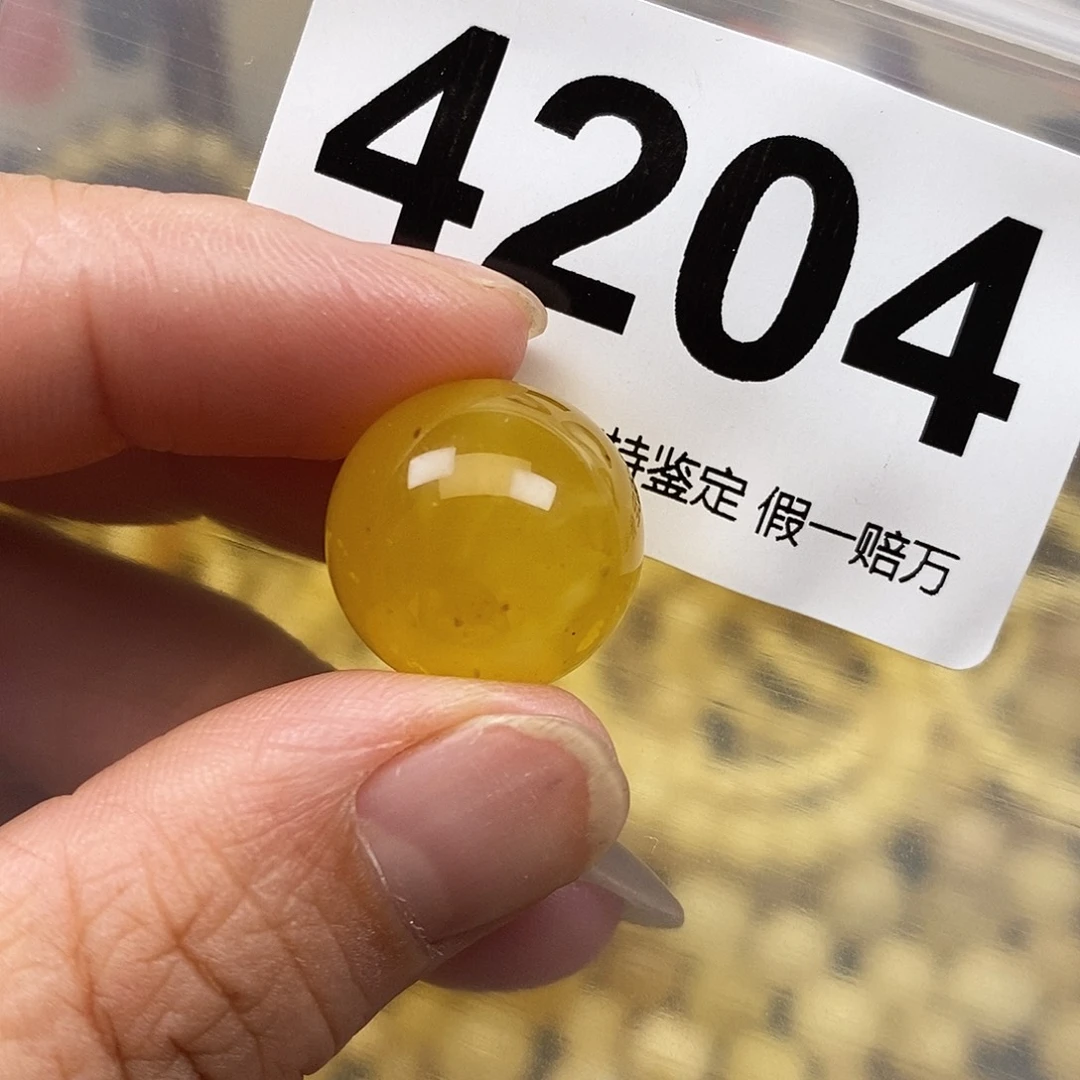 琥珀未镶嵌珠宝奇石17.4