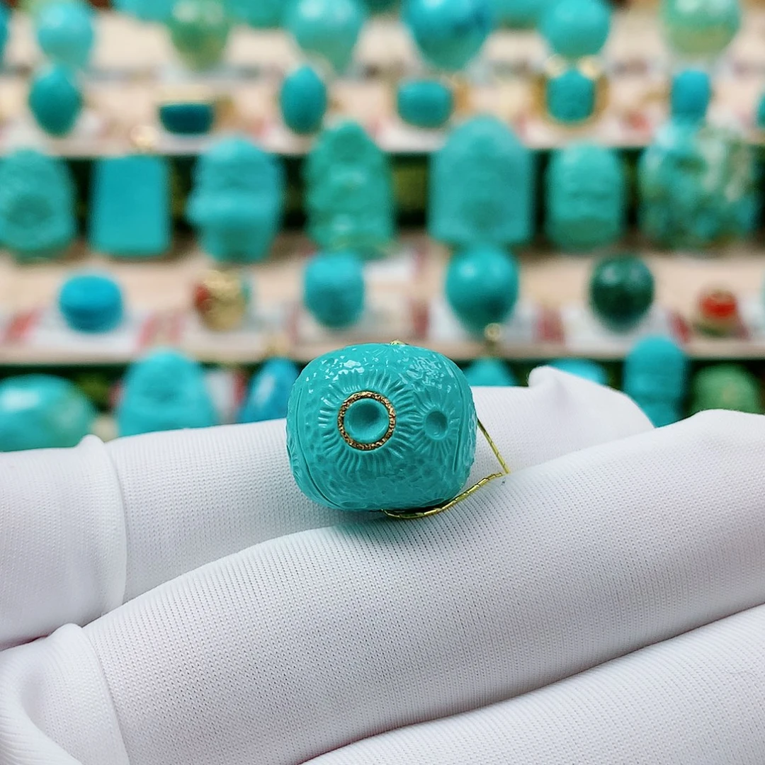 绿松石未镶嵌配饰