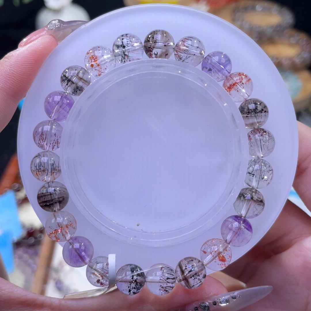 水晶手串未镶嵌超七