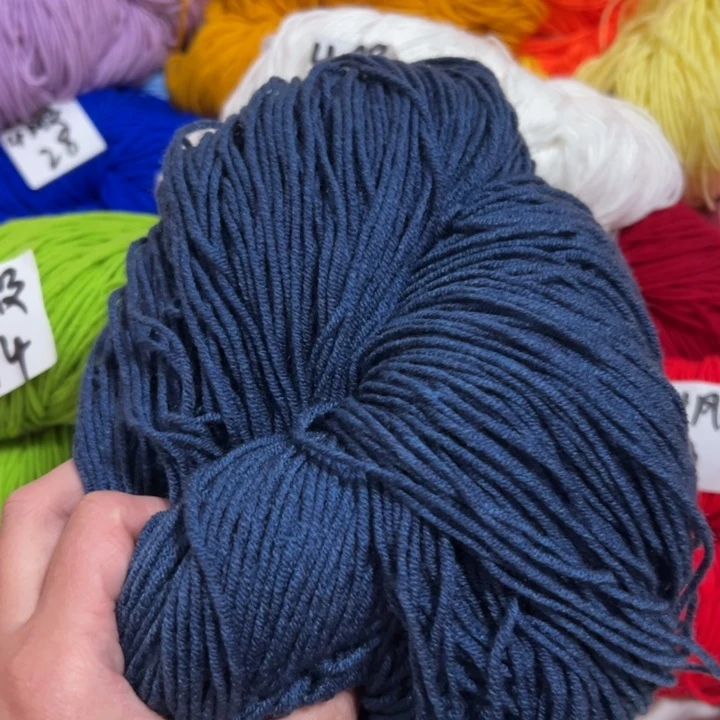 三醋酯纤维4股藏青5.5两