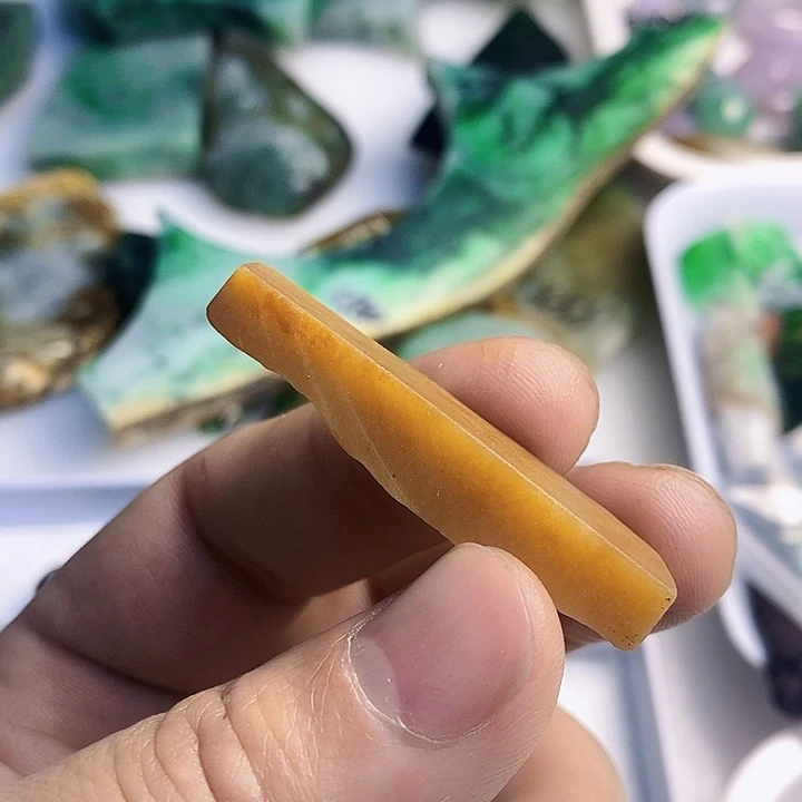 翡翠散珠天然翡翠A货挂件
