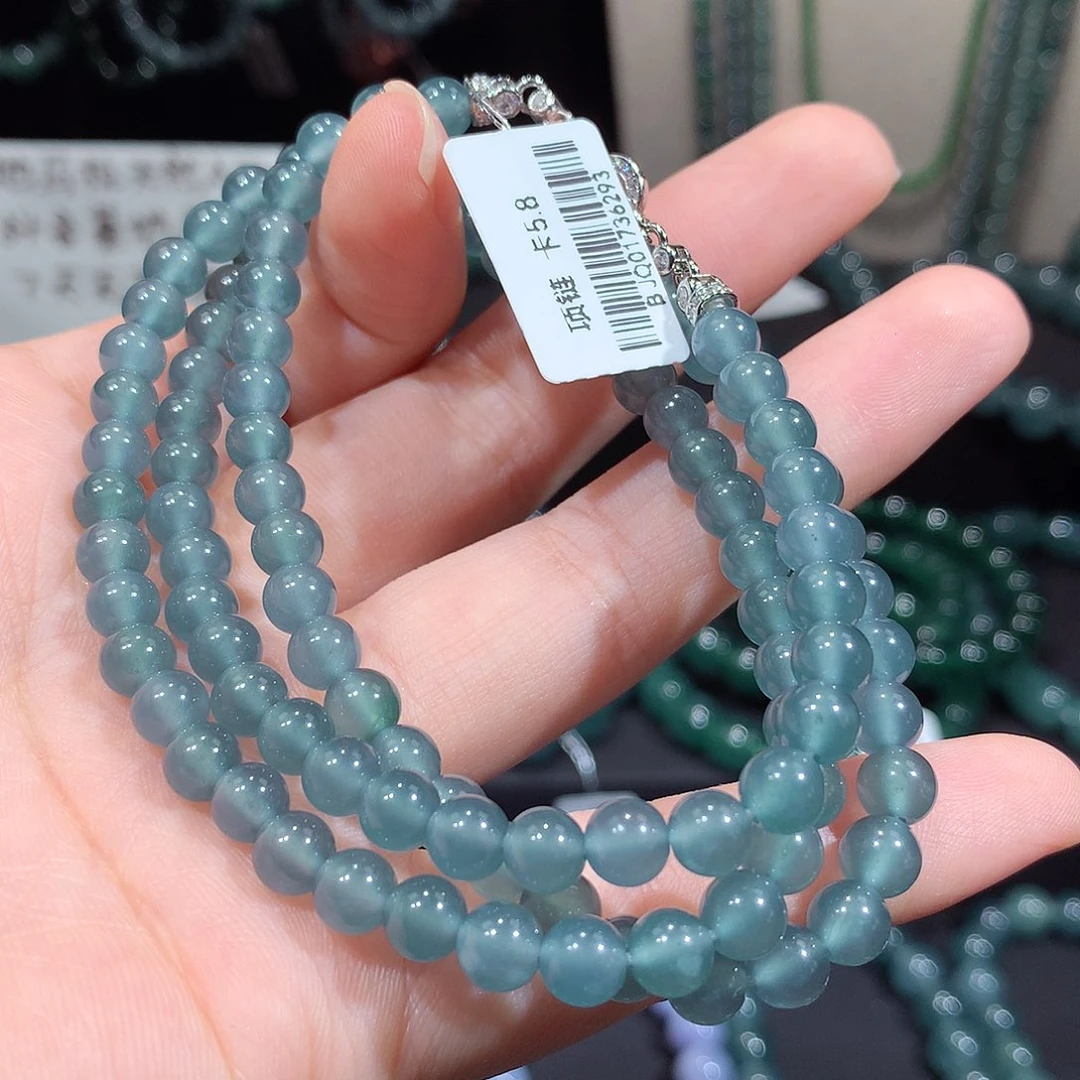 未镶嵌手链翡翠海*天然a货翡翠项链