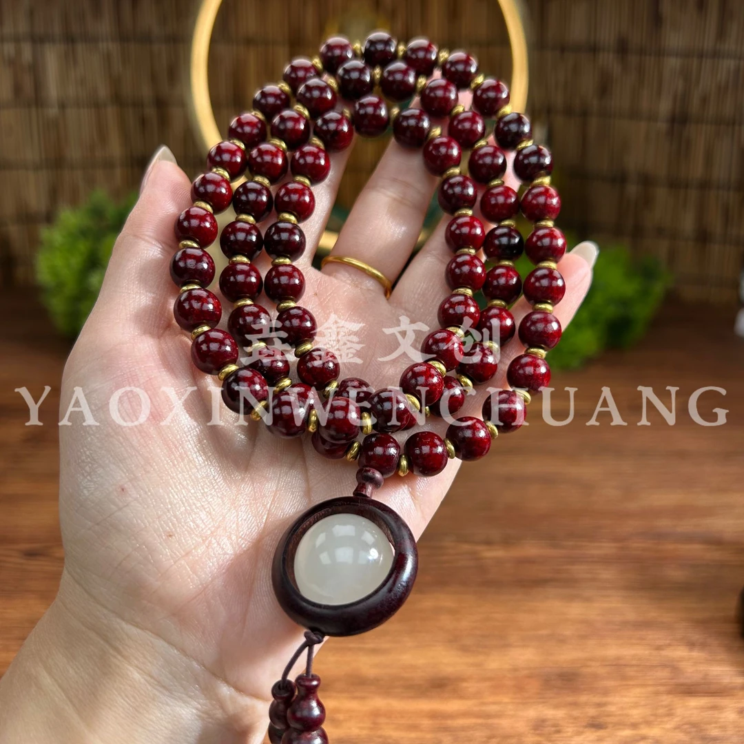 【垚鑫文创】64颗花梨手串【1457】
