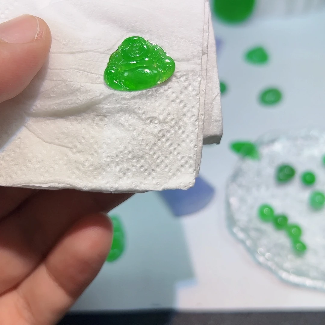 裸石翡翠天然缅甸点A货翡翠