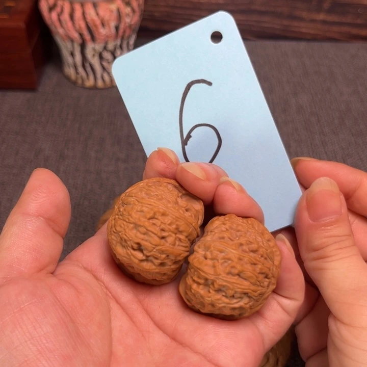 吊坠文玩核桃白狮子