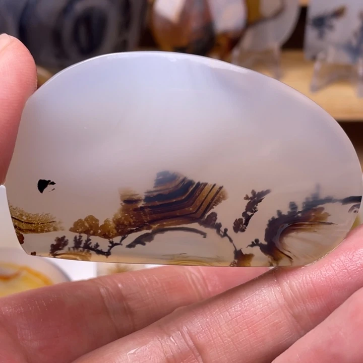 玛瑙/玉髓未镶嵌吊坠(不含链)