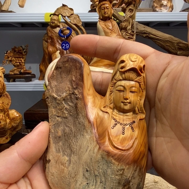 柏木（崖柏）崖柏手把件1111