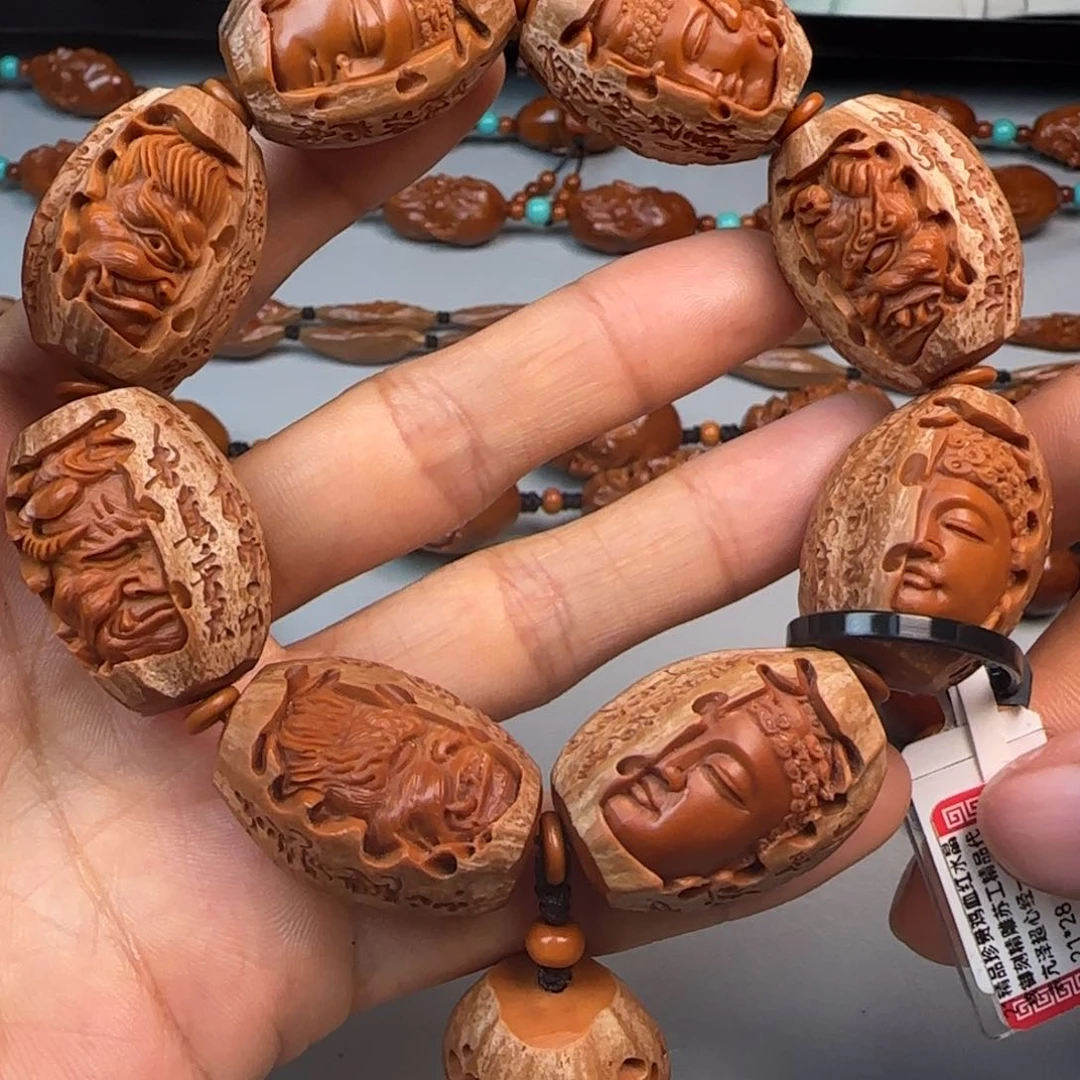 橄榄核手串/手链2.1尺寸水晶核佛魔一念