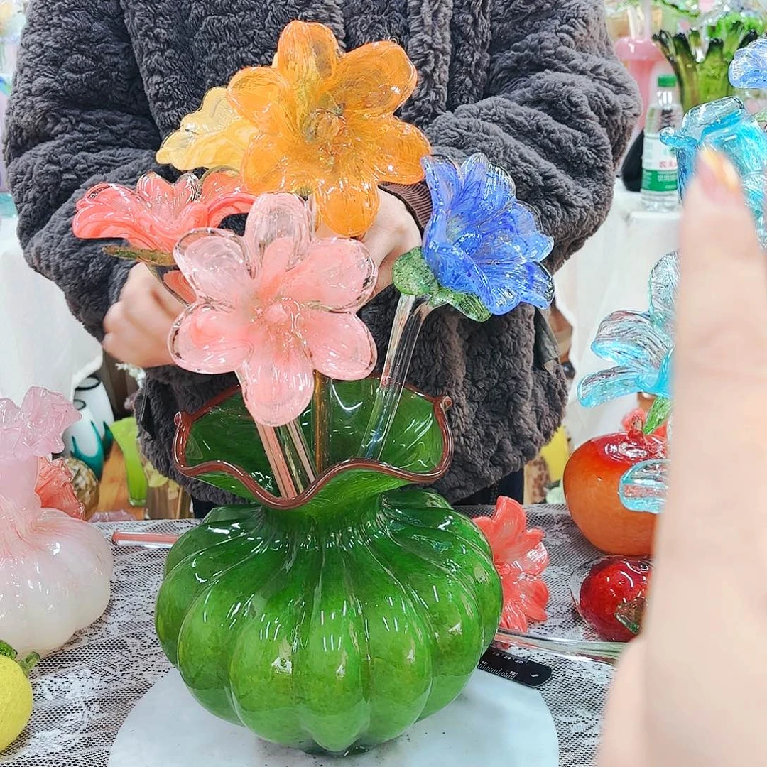 5花1瓶安妮家花瓶花器摆件