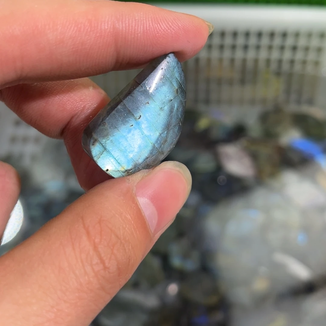 拉长石吊坠未镶嵌栗***圓