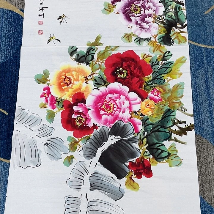 绘画轩*薏绘画作品年又新画芯