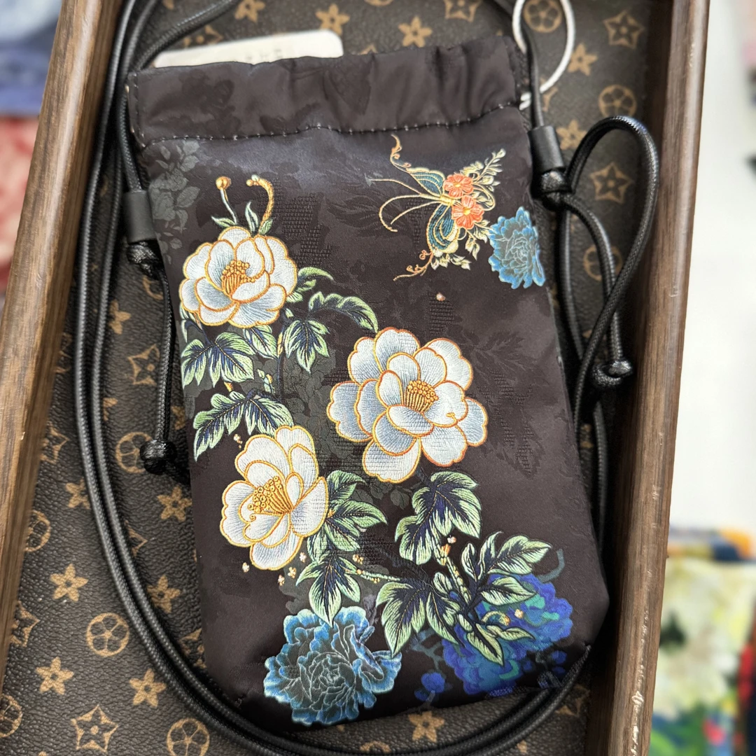 【C59-157 花韵】手提包20*12挎包新中式气质国风女士民族复古