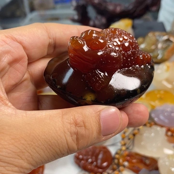 玛瑙/玉髓吊坠(不含链)未镶嵌