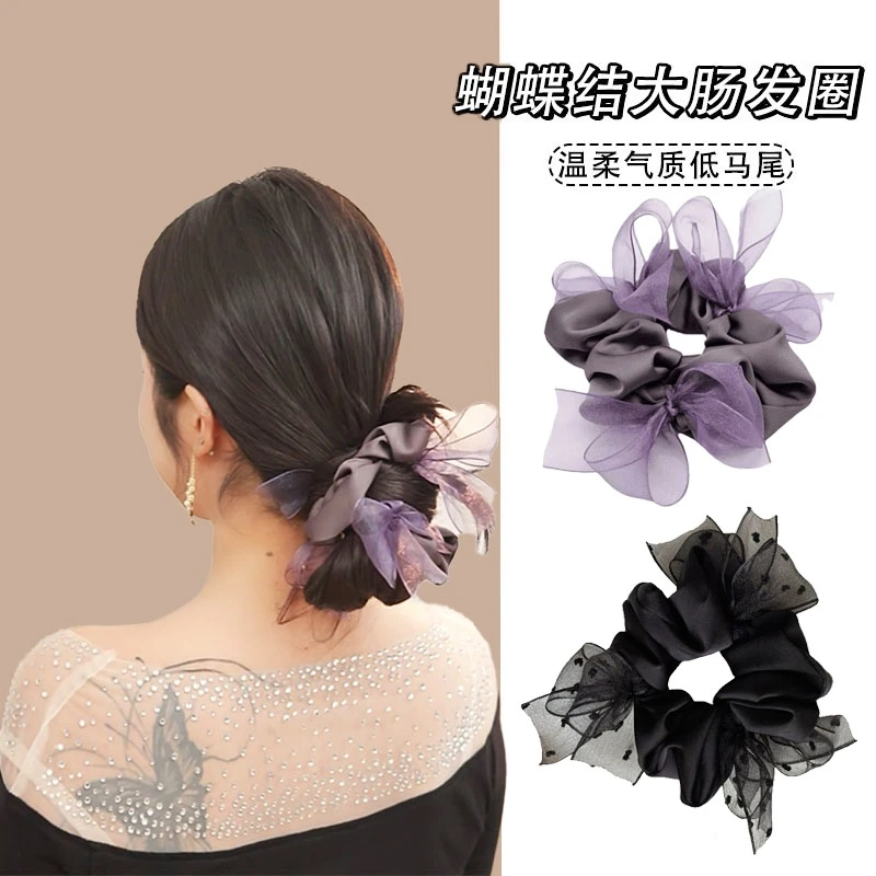 轻职慵懒高级风甜美风民族风日韩发圈发绳仙气百搭韩式手工发饰