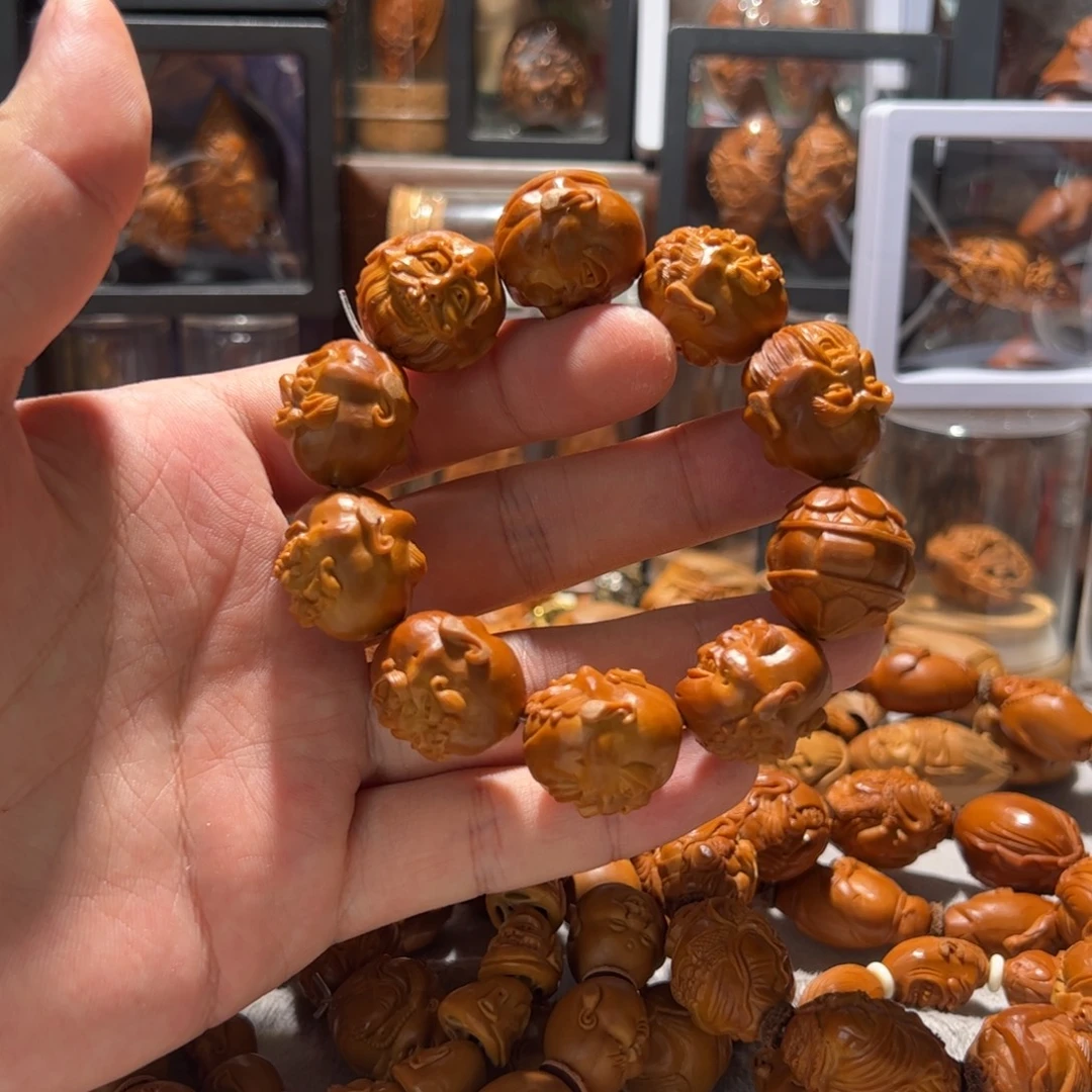 不****手串/手链橄榄核手工须派十八罗汉