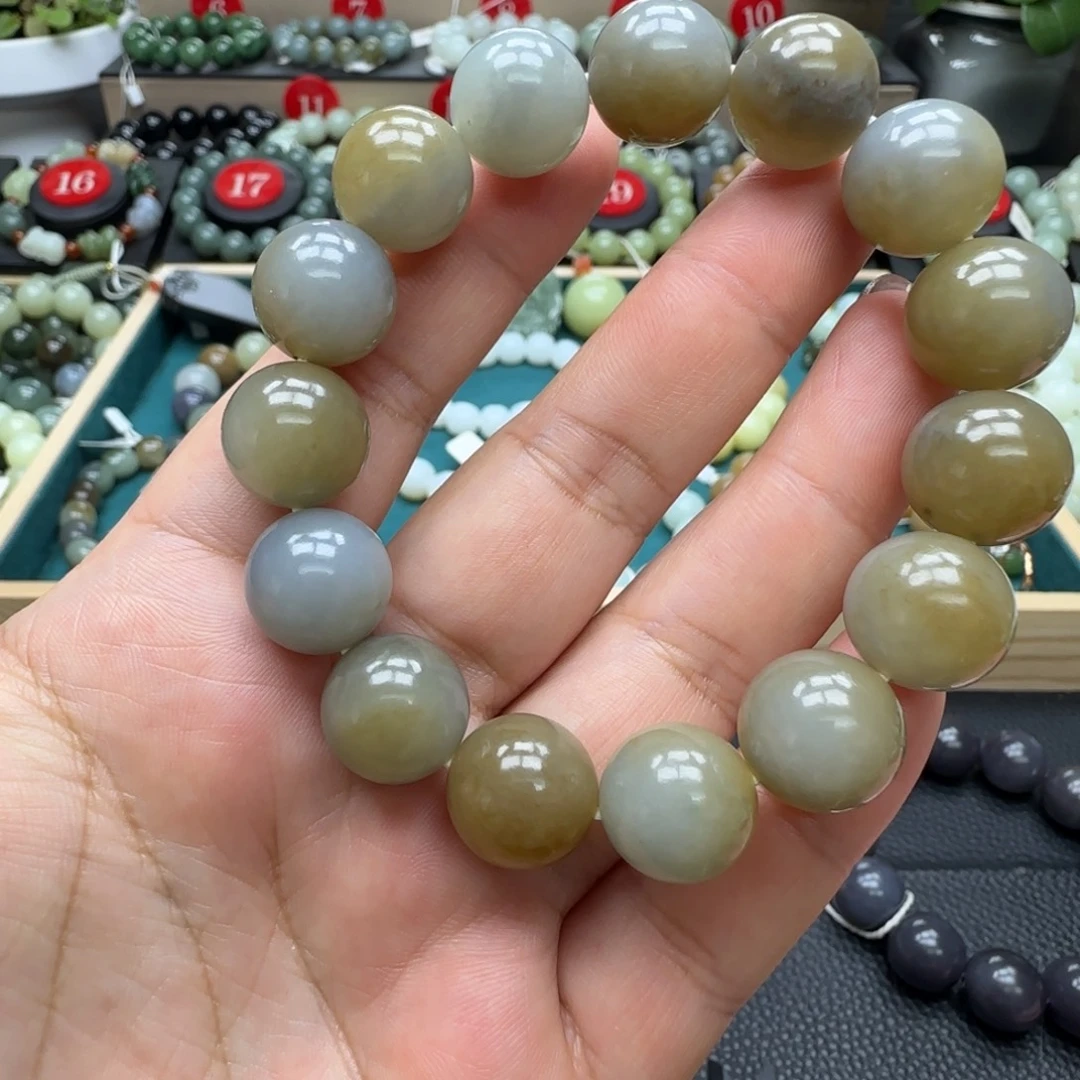 和田玉未镶嵌手链14