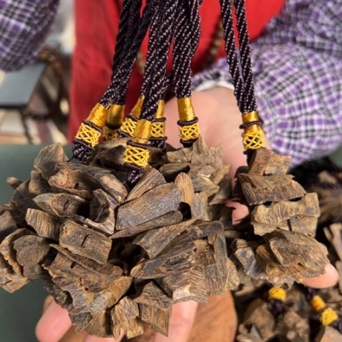 沉香摆件乌身壳子挂件多样性发1串