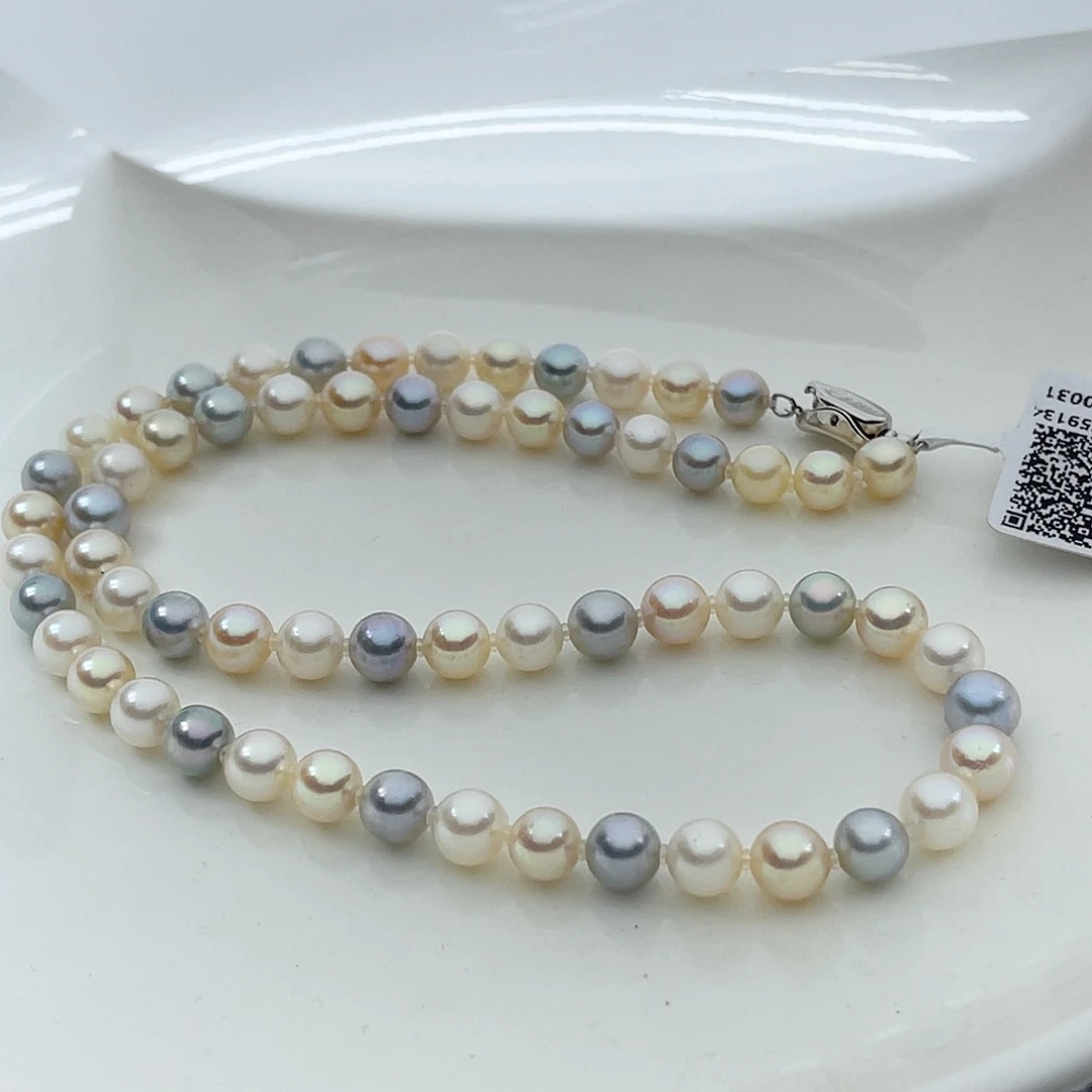 银S925镶嵌海水珍珠颈饰