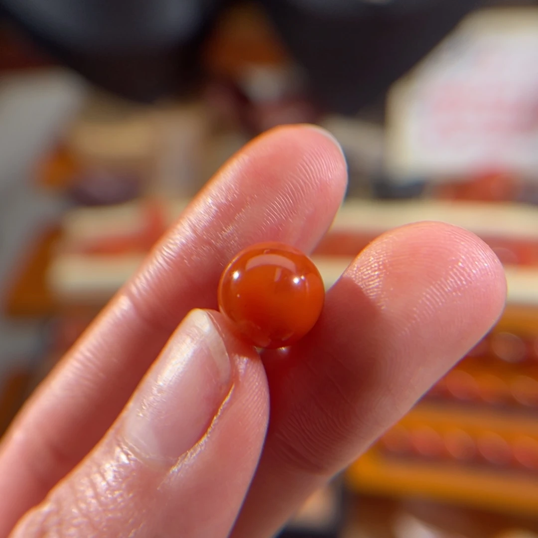 南红玛瑙未镶嵌圆珠10.1