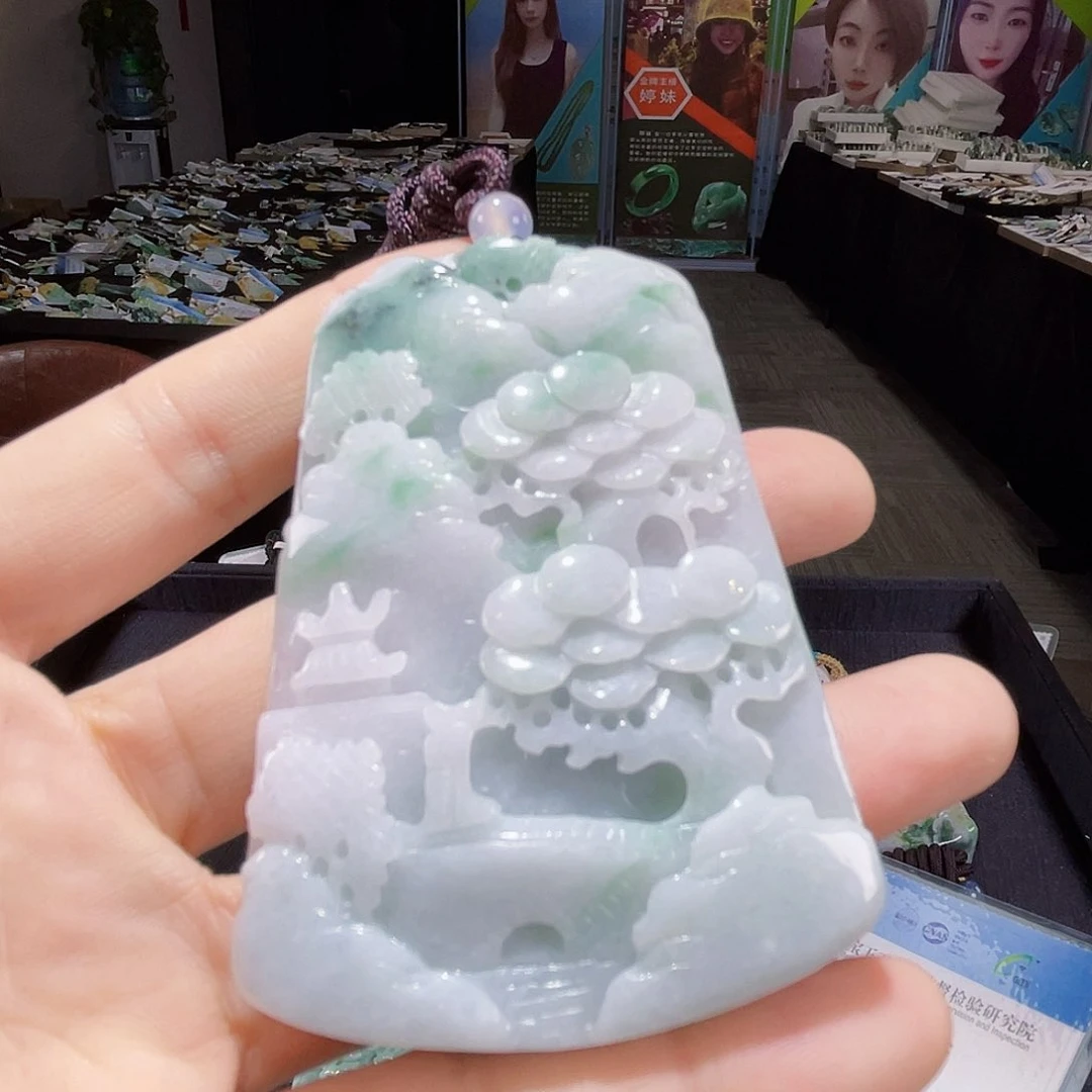 颈饰未镶嵌翡翠一