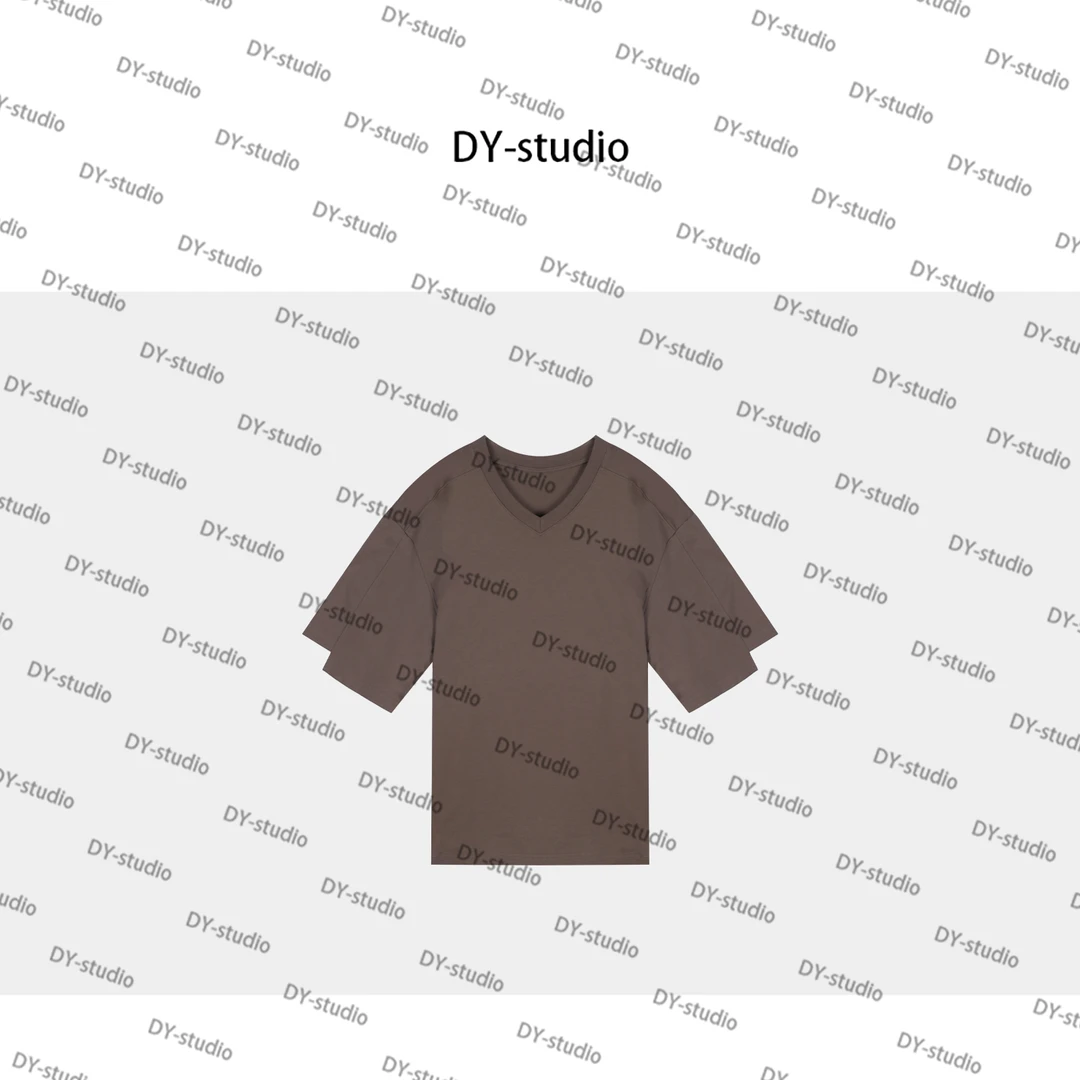 DY-只有质感v领大版tee 2025夏款NEW