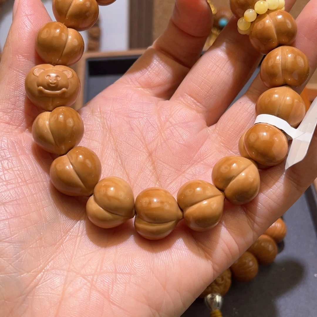 猴头核桃手串屁桃精品手工手串