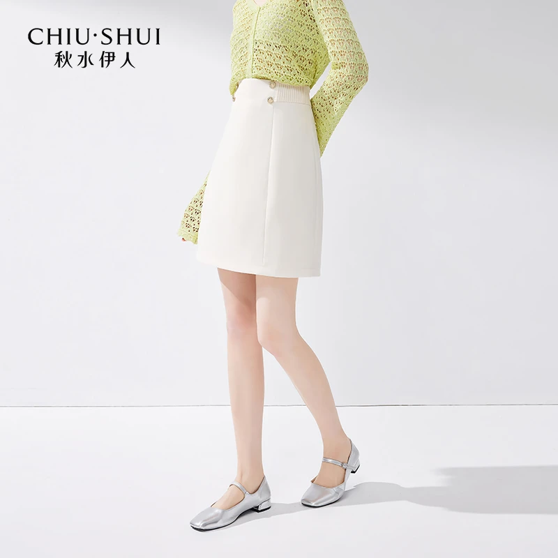 【陈大可】秋水伊人简约通勤半身裙裙子624202A090059