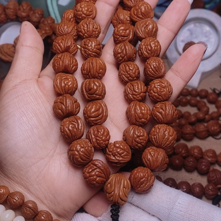 手串文玩核桃龙纹桃核