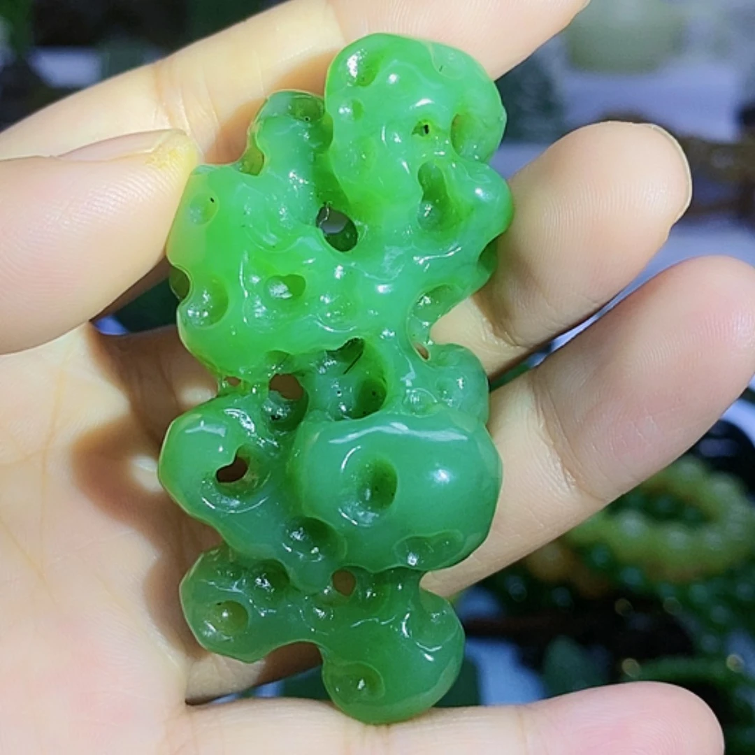 【闪购商品】未镶嵌和田玉（碧玉）把件