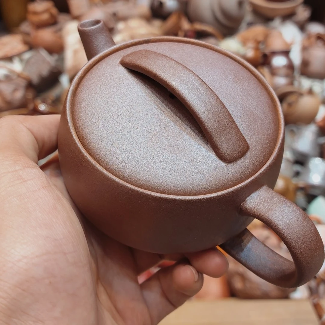 柴烧老岩泥手工茶器皿