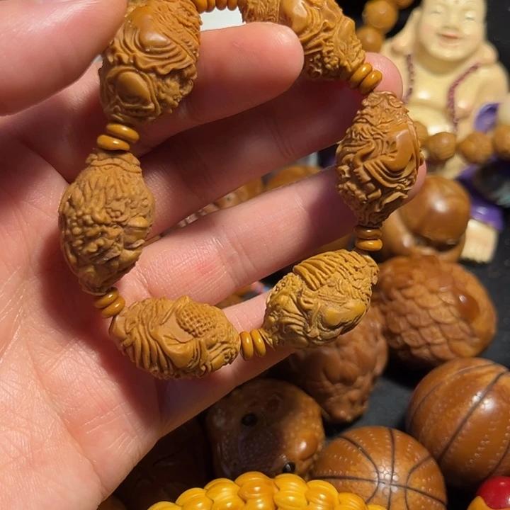 橄榄核手串/手链钟馗微瑕